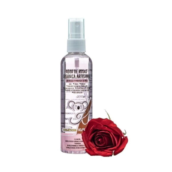 Agua De Rosas Orgánica Artesanal 120ml