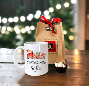 Taza personalizada navidad regalo